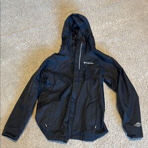 Columbia Black Hooded Jacket
